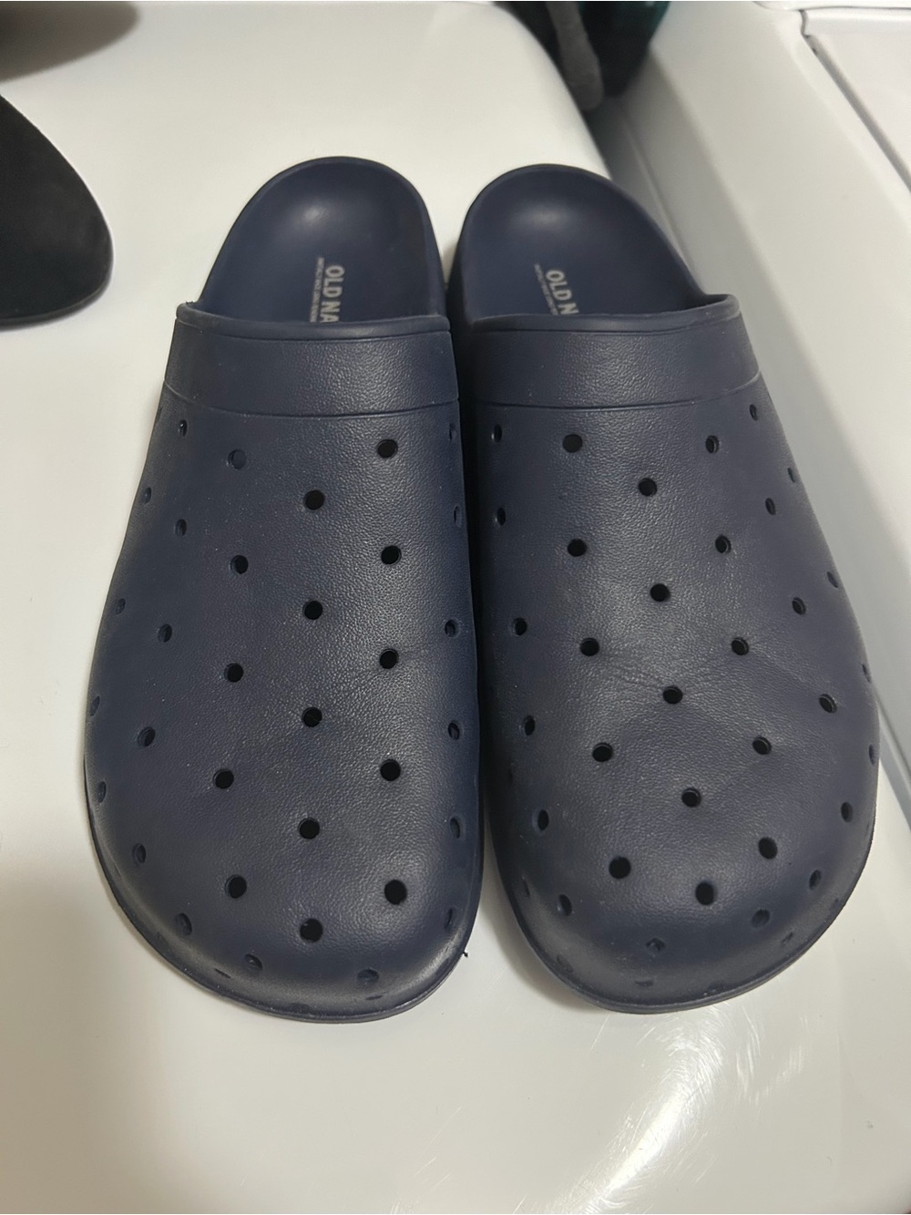 Old Navy Navy Rubber Slide Clogs
